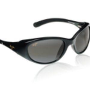 Maui Jim 142-02 Black/Grey Volcano Sunglasses